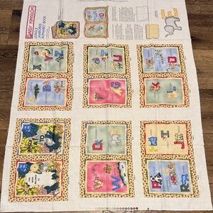 vintage Daisy Kingdom Jungle Jamboree Alphabet Book